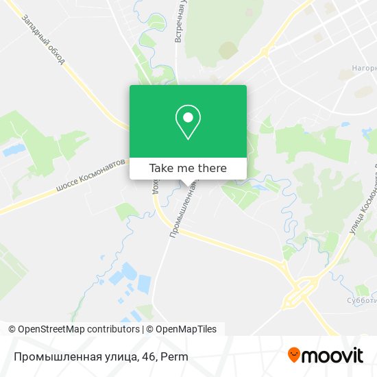 Промышленная улица, 46 map