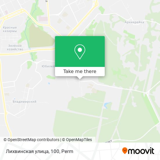 Лихвинская улица, 100 map