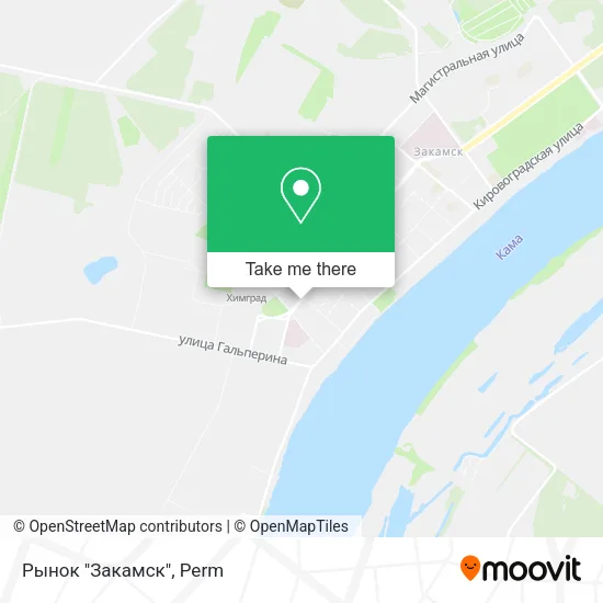 Рынок "Закамск" map