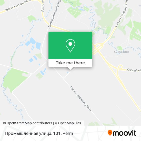 Промышленная улица, 101 map