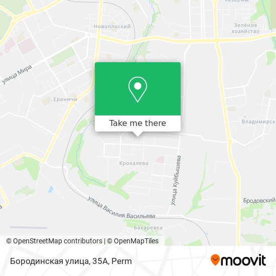 Бородинская улица, 35А map