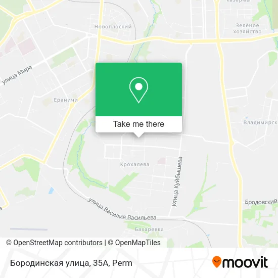 Бородинская улица, 35А map