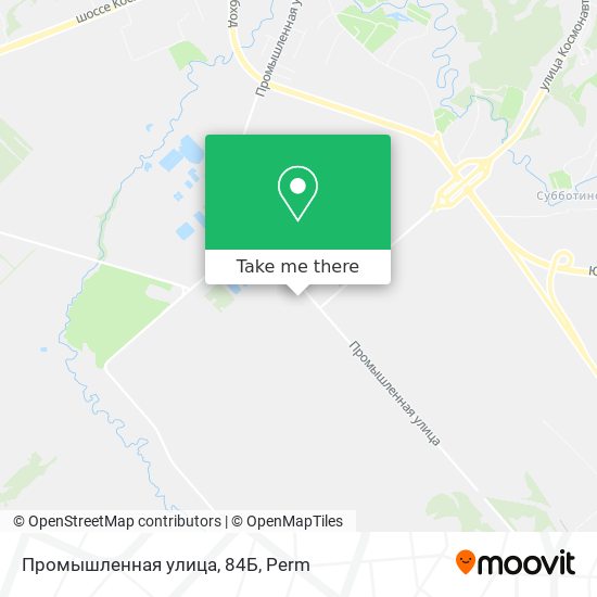 Промышленная улица, 84Б map