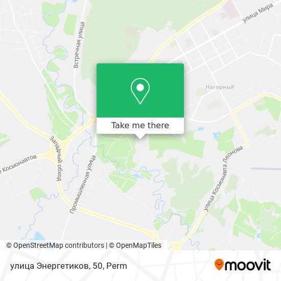улица Энергетиков, 50 map