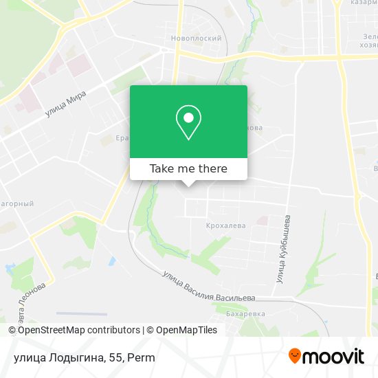 улица Лодыгина, 55 map