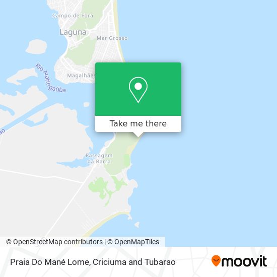 Praia Do Mané Lome map