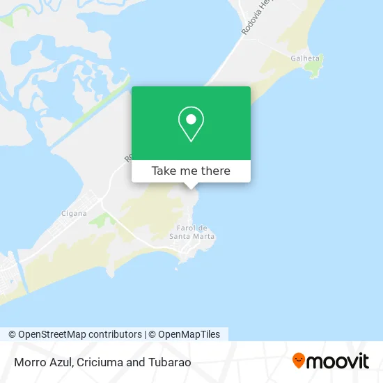 Morro Azul map