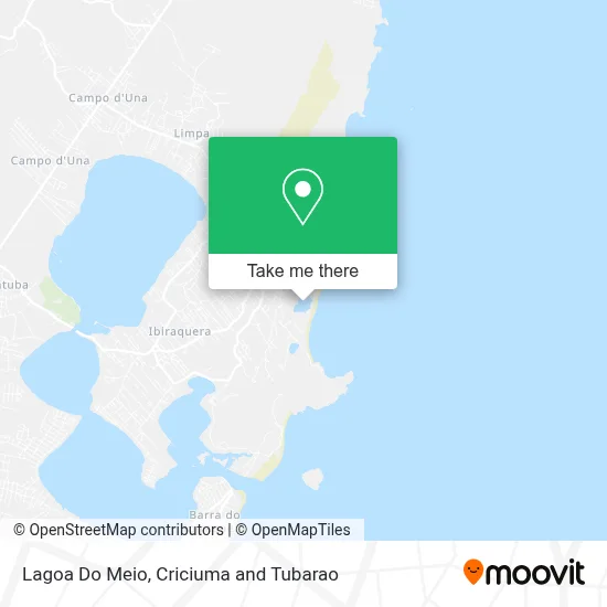 Lagoa Do Meio map