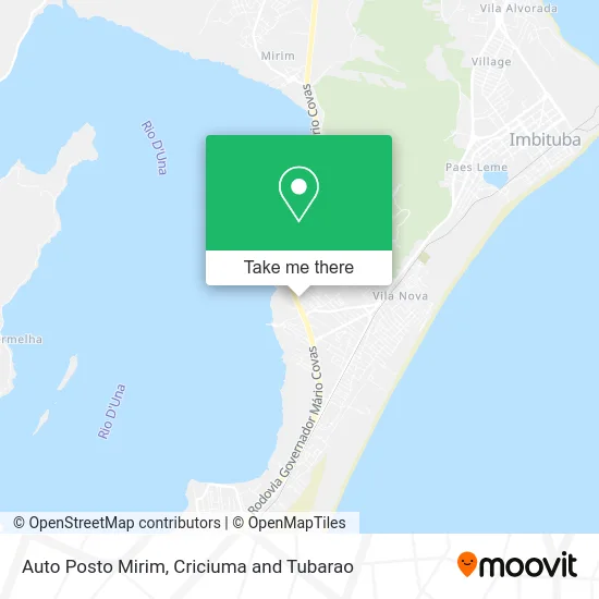 Auto Posto Mirim map