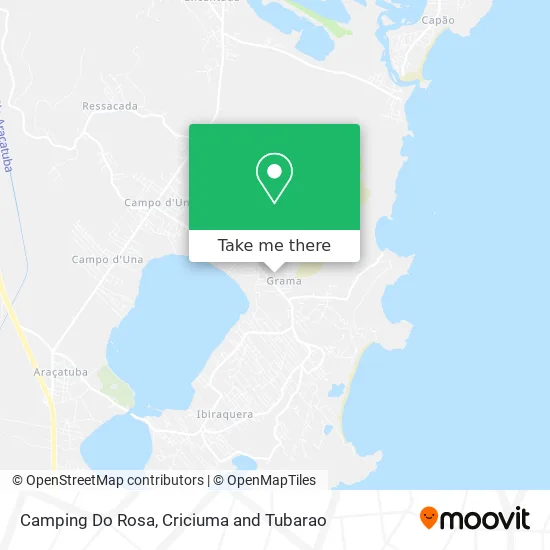 Camping Do Rosa map