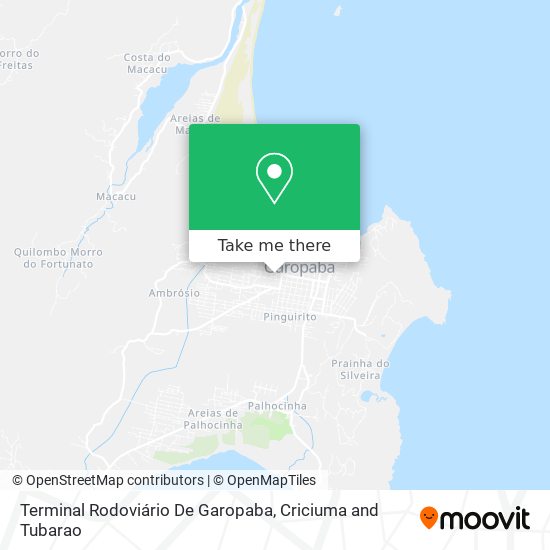 Terminal Rodoviário De Garopaba map