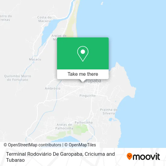 Terminal Rodoviário De Garopaba map
