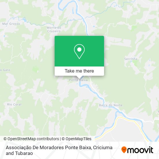 Associação De Moradores Ponte Baixa map