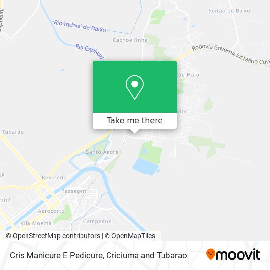 Cris Manicure E Pedicure map