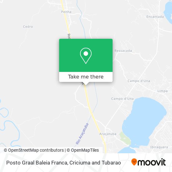 Posto Graal Baleia Franca map