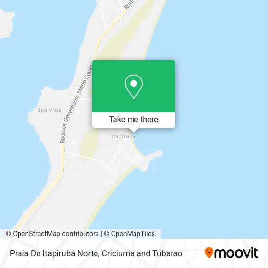 Praia De Itapirubá Norte map