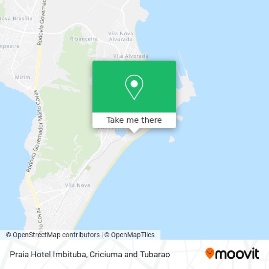 Praia Hotel Imbituba map