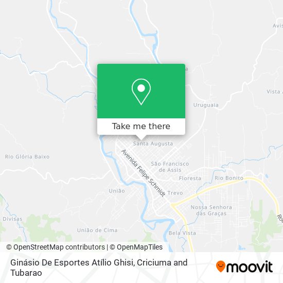 Ginásio De Esportes Atílio Ghisi map