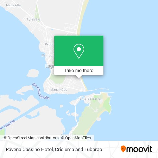 Ravena Cassino Hotel map