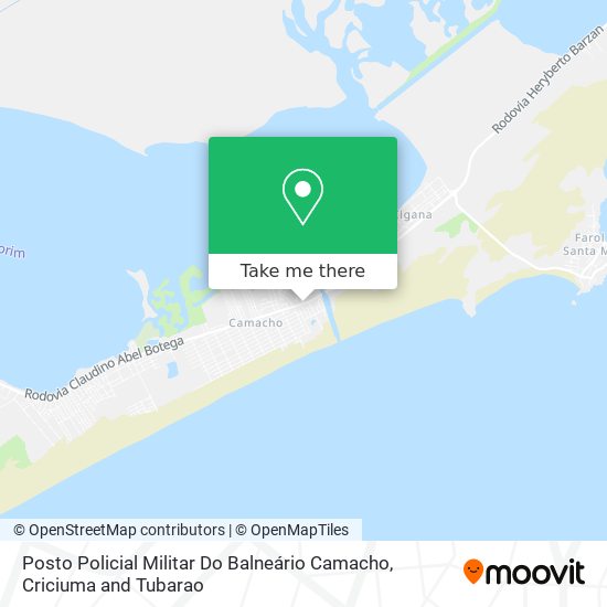 Posto Policial Militar Do Balneário Camacho map