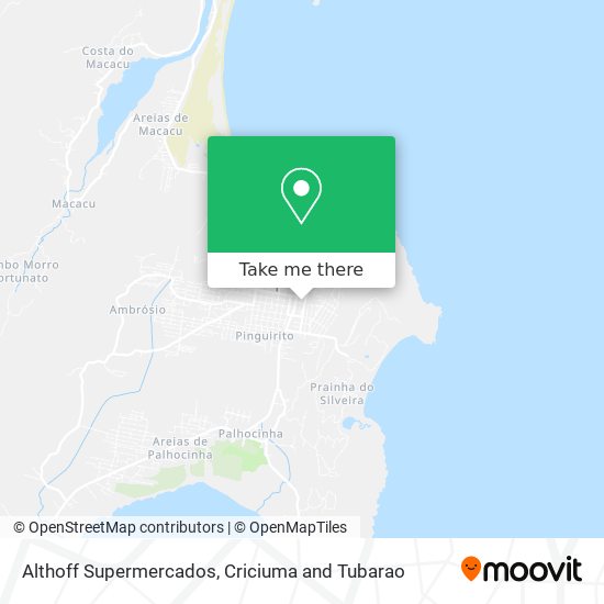 Althoff Supermercados map