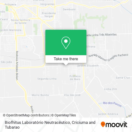 Biofhitus Laboratório Neutracêutico map