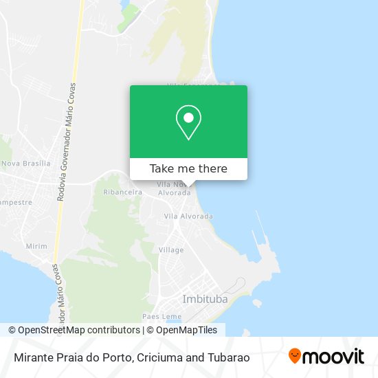 Mirante Praia do Porto map