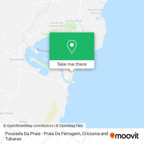 Pousada Da Praia - Praia Da Ferrugem map