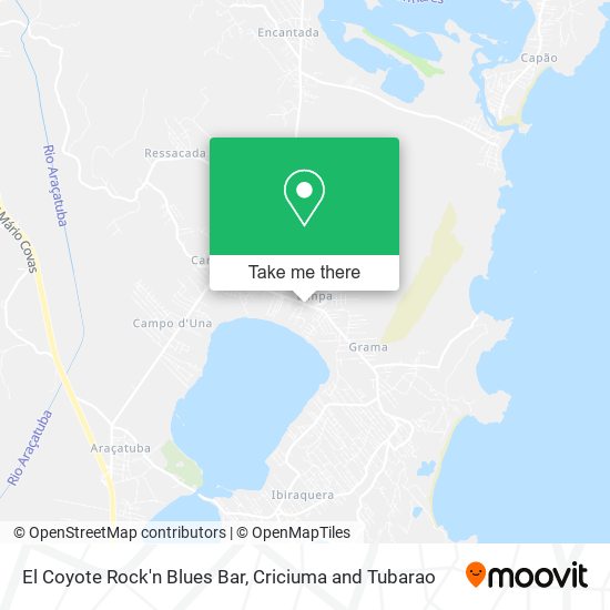 El Coyote Rock'n Blues Bar map