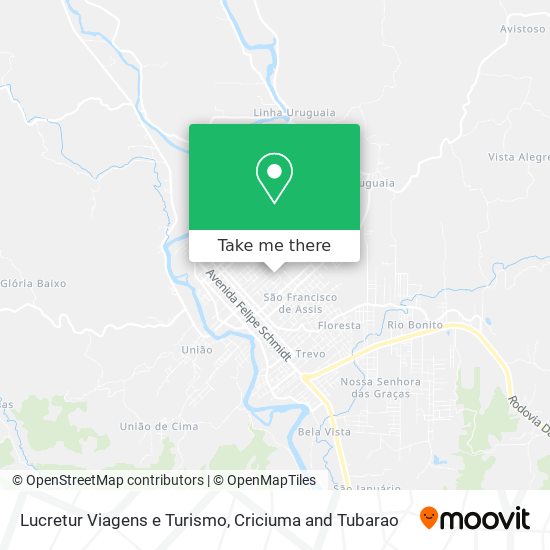 Lucretur Viagens e Turismo map