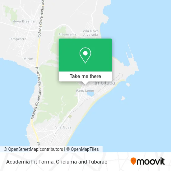 Academia Fit Forma map