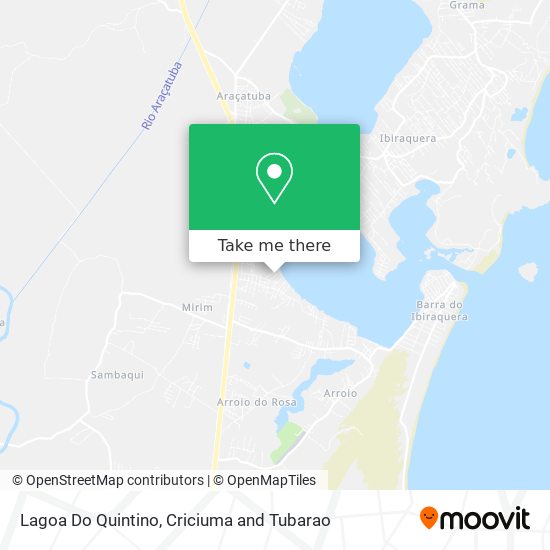 Mapa Lagoa Do Quintino