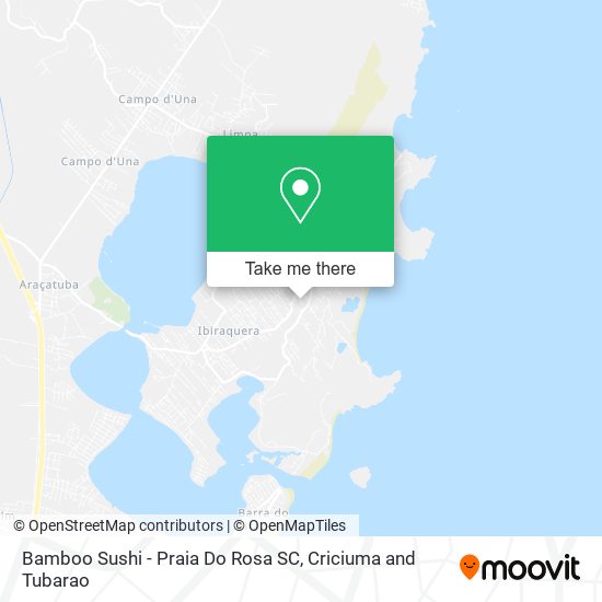 Bamboo Sushi - Praia Do Rosa SC map
