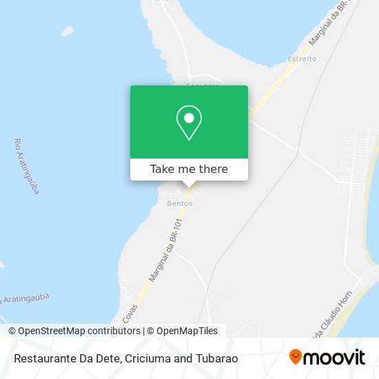 Restaurante Da Dete map