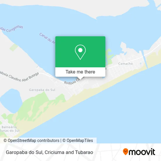 Garopaba do Sul map
