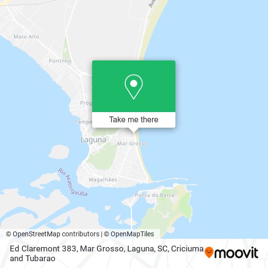 Ed Claremont 383, Mar Grosso, Laguna, SC map