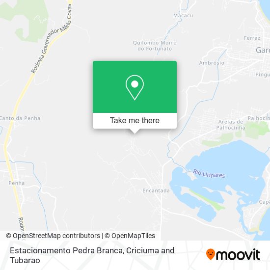 Estacionamento Pedra Branca map
