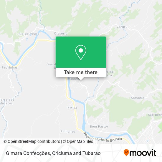 Gimara Confecções map