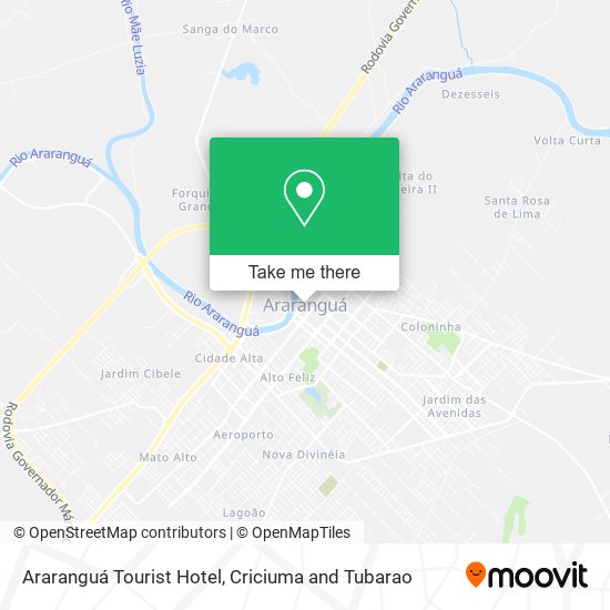 Araranguá Tourist Hotel map
