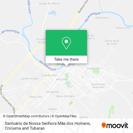 Santuário de Nossa Senhora Mãe dos Homens map