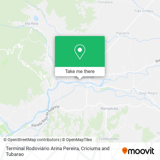Terminal Rodoviário Arina Pereira map