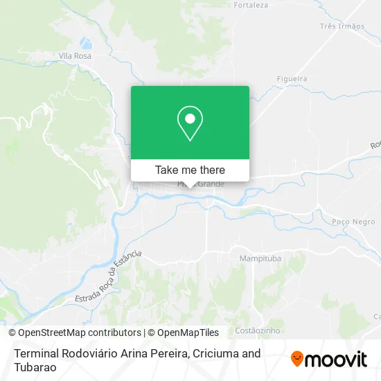 Terminal Rodoviário Arina Pereira map