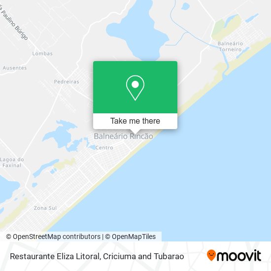 Restaurante Eliza Litoral map