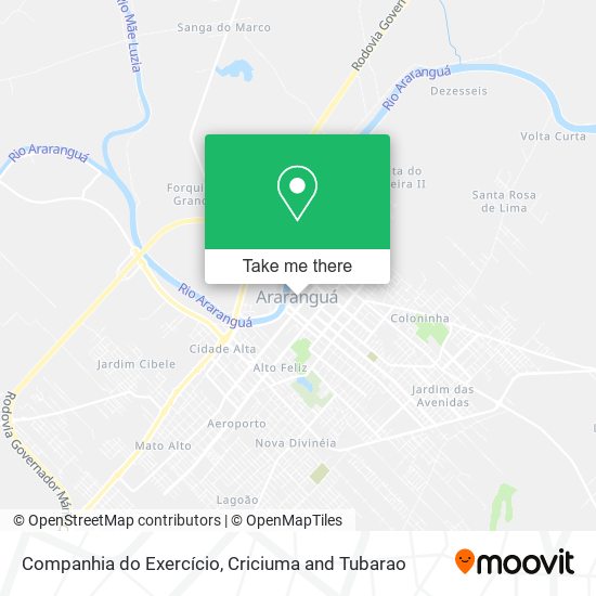 Companhia do Exercício map