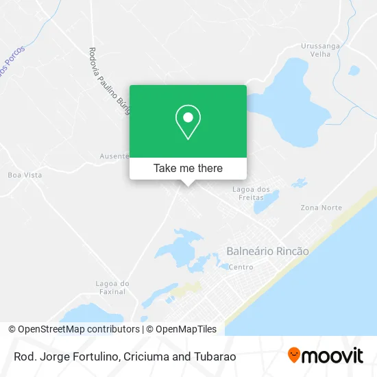 Rod. Jorge Fortulino map