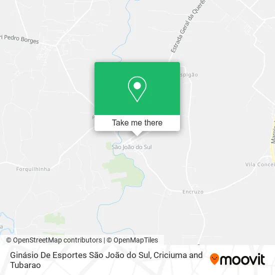 Ginásio De Esportes São João do Sul map