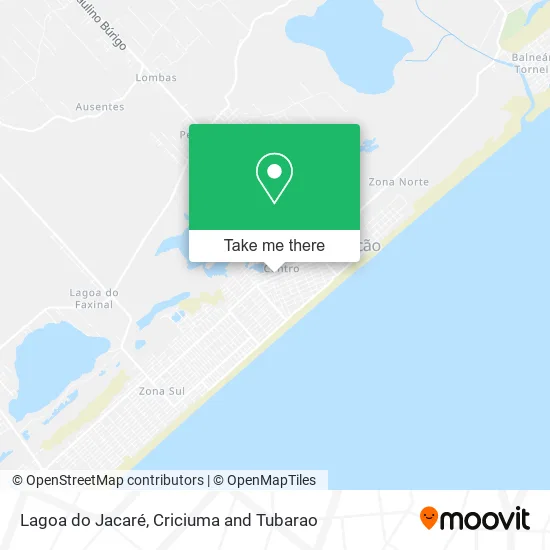 Lagoa do Jacaré map