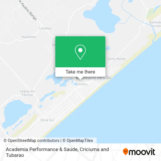 Academia Performance & Saúde map