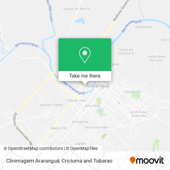 Clinimagem Araranguá map
