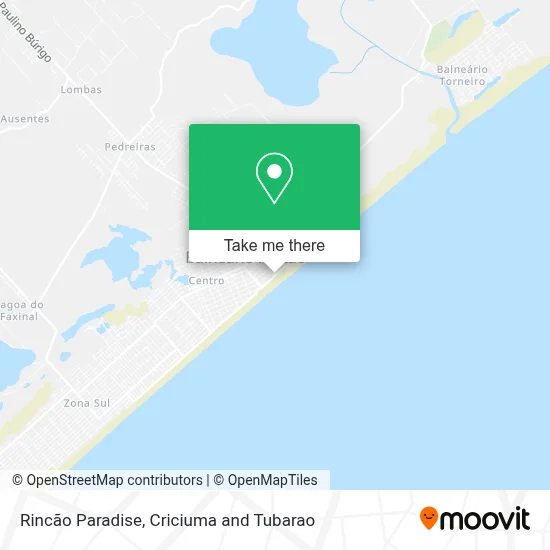 Rincão Paradise map